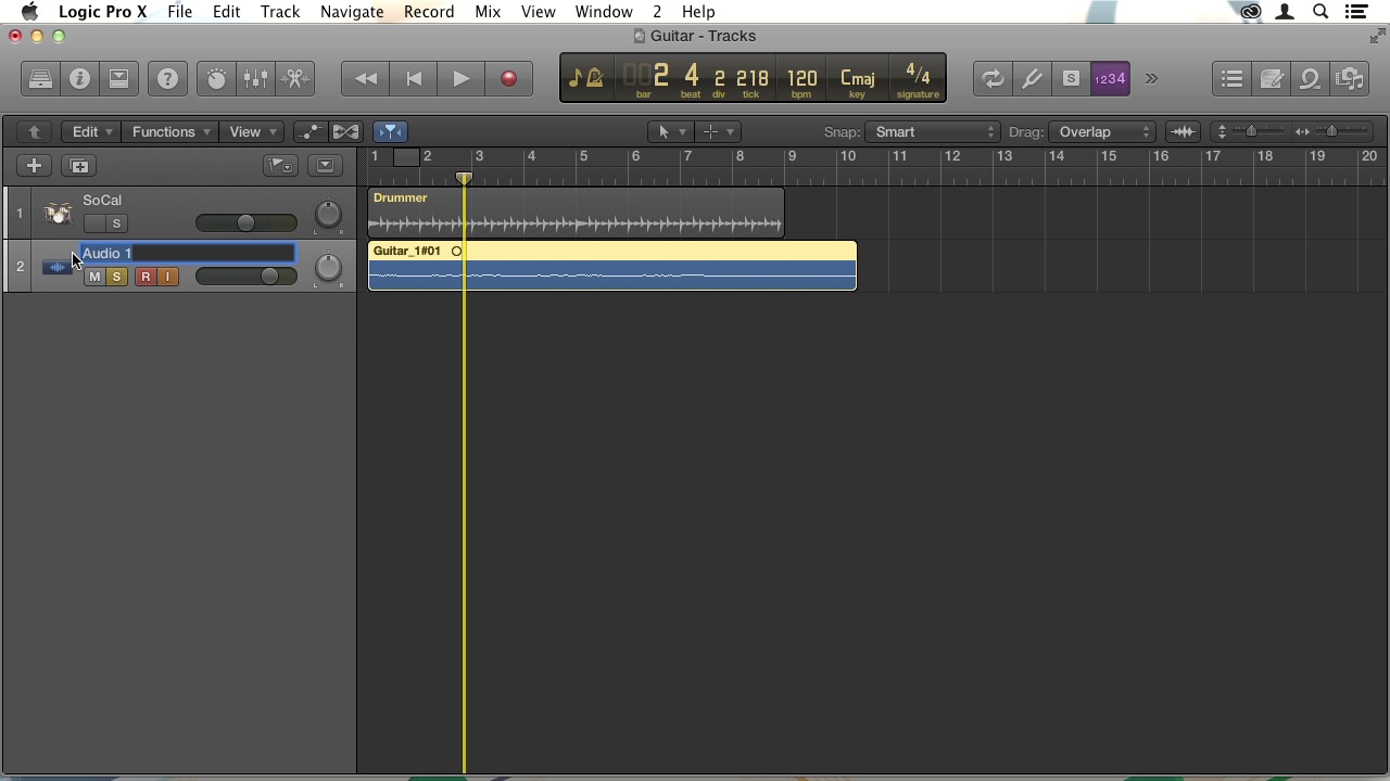 Learn Logic Pro X in 2 Hours Audio Recording