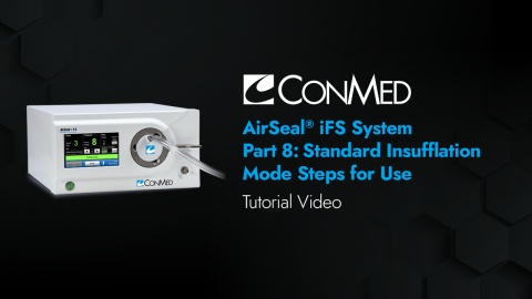 AirSeal® System - In-Service - Part 8: Standard Insufflation Mode Disposables Needed, Steps for Use
