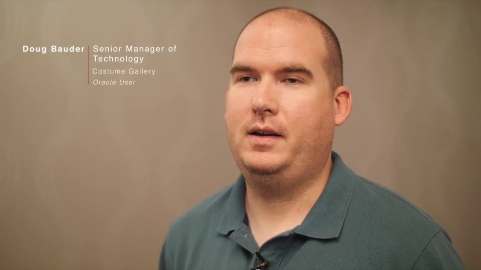 Costume Gallery - Customer Success Story (Doug Bauder - Senior Manager of Technology)