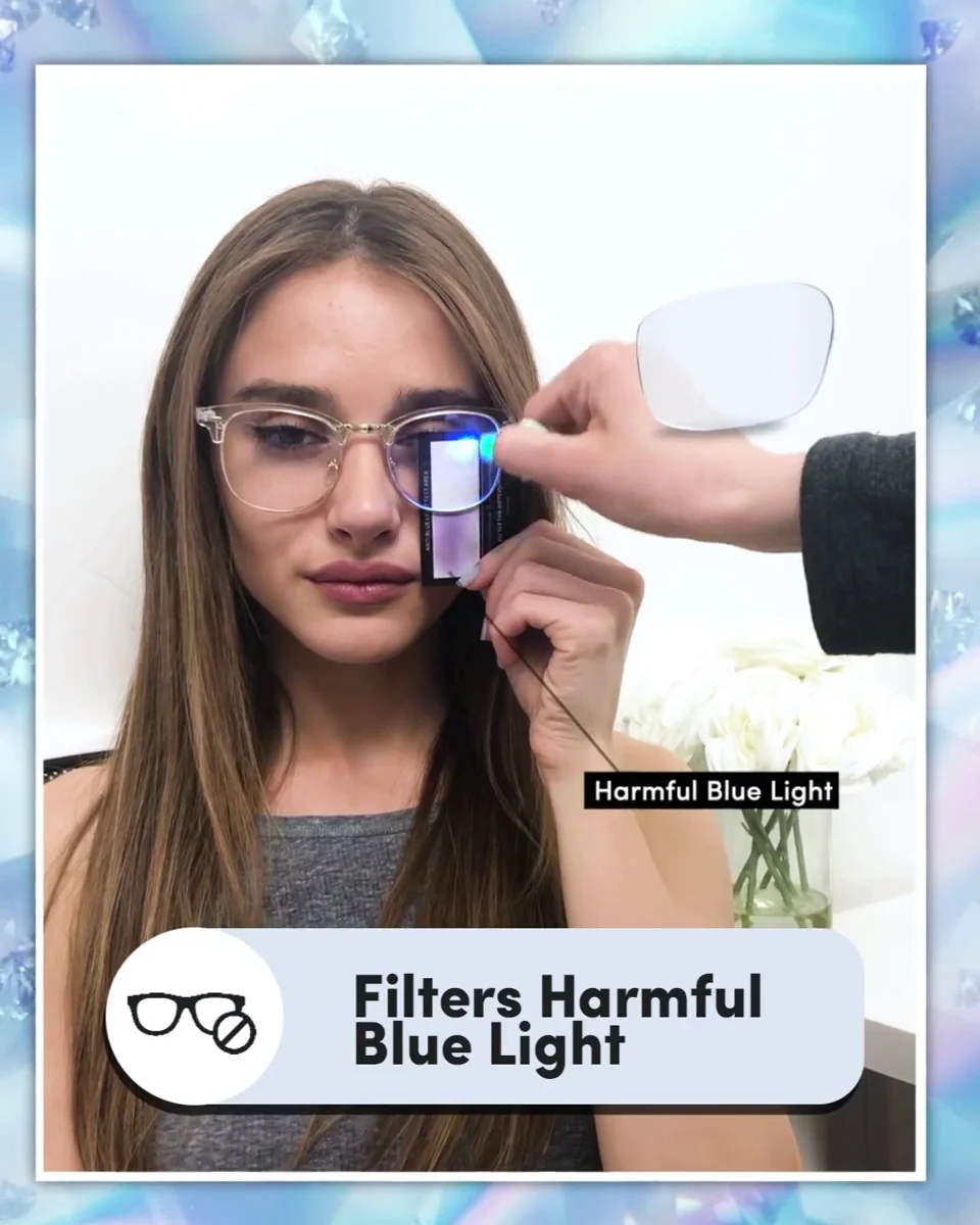 Small Square Blue Light Blocking Glasses  Blue Light Blockers - Dr. S  Glasses – Dr. S Eyewear