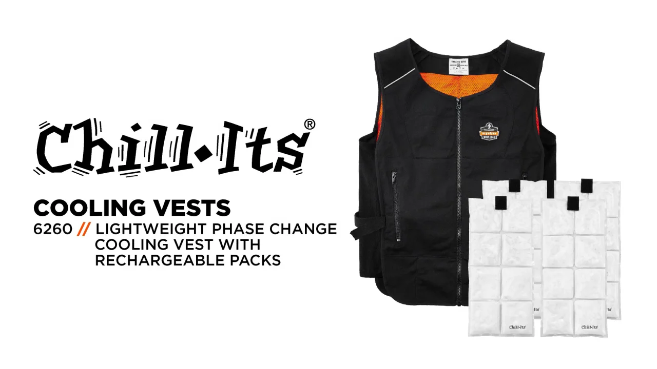 Chill-Its 6260 Lightweight Phase Change Cooling Vest Provides a