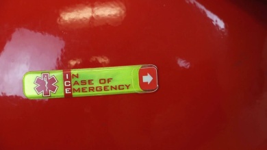 Worker Emergency Hard Hat ID Standard