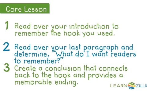how to write a powerful conclusion