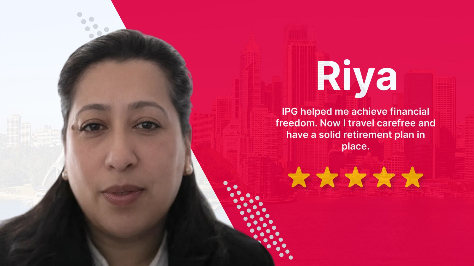 Riya Senn testimonial video