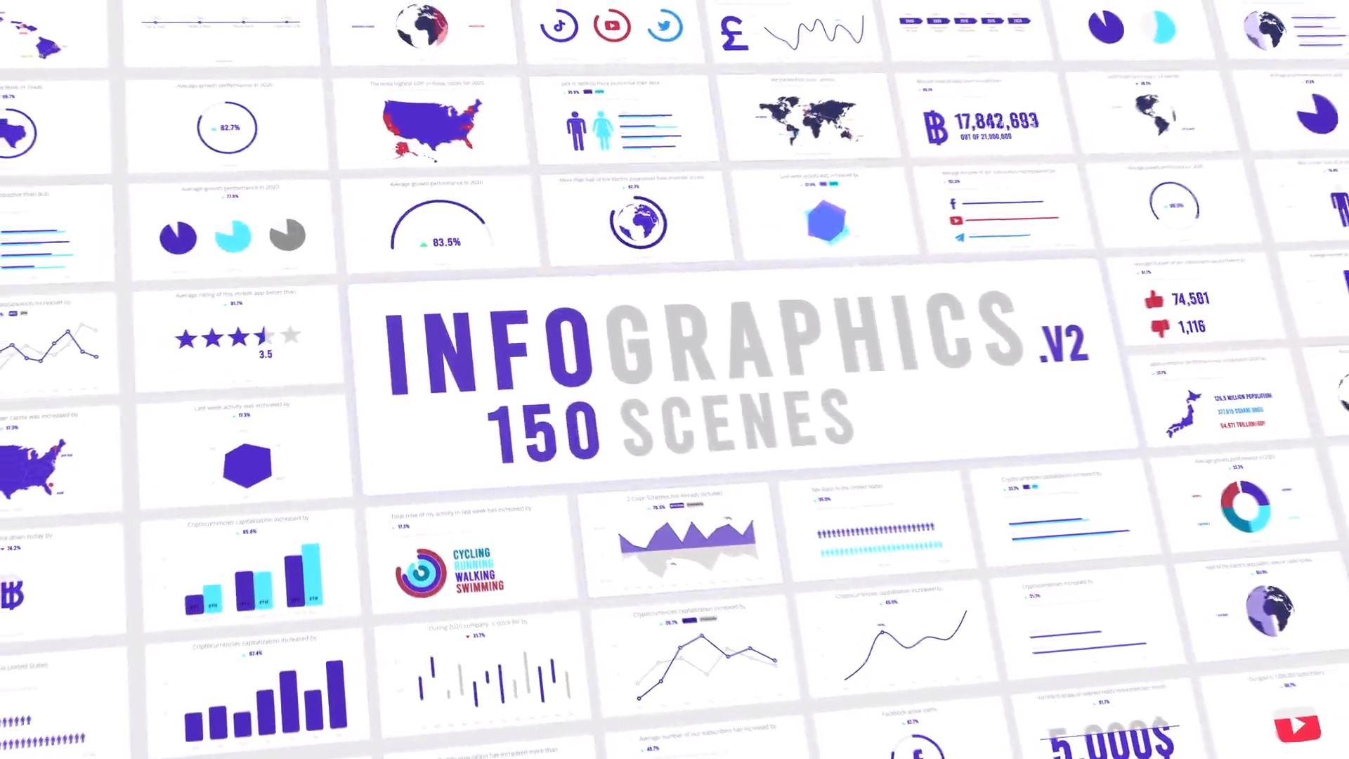 15 Top Infographic Video Templates to Animate Data With Premiere Pro