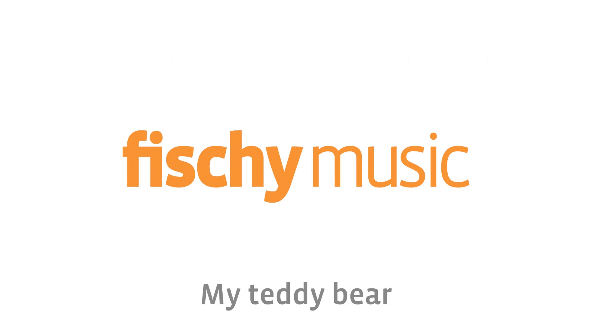 My Teddy Bear (ages 3-7)