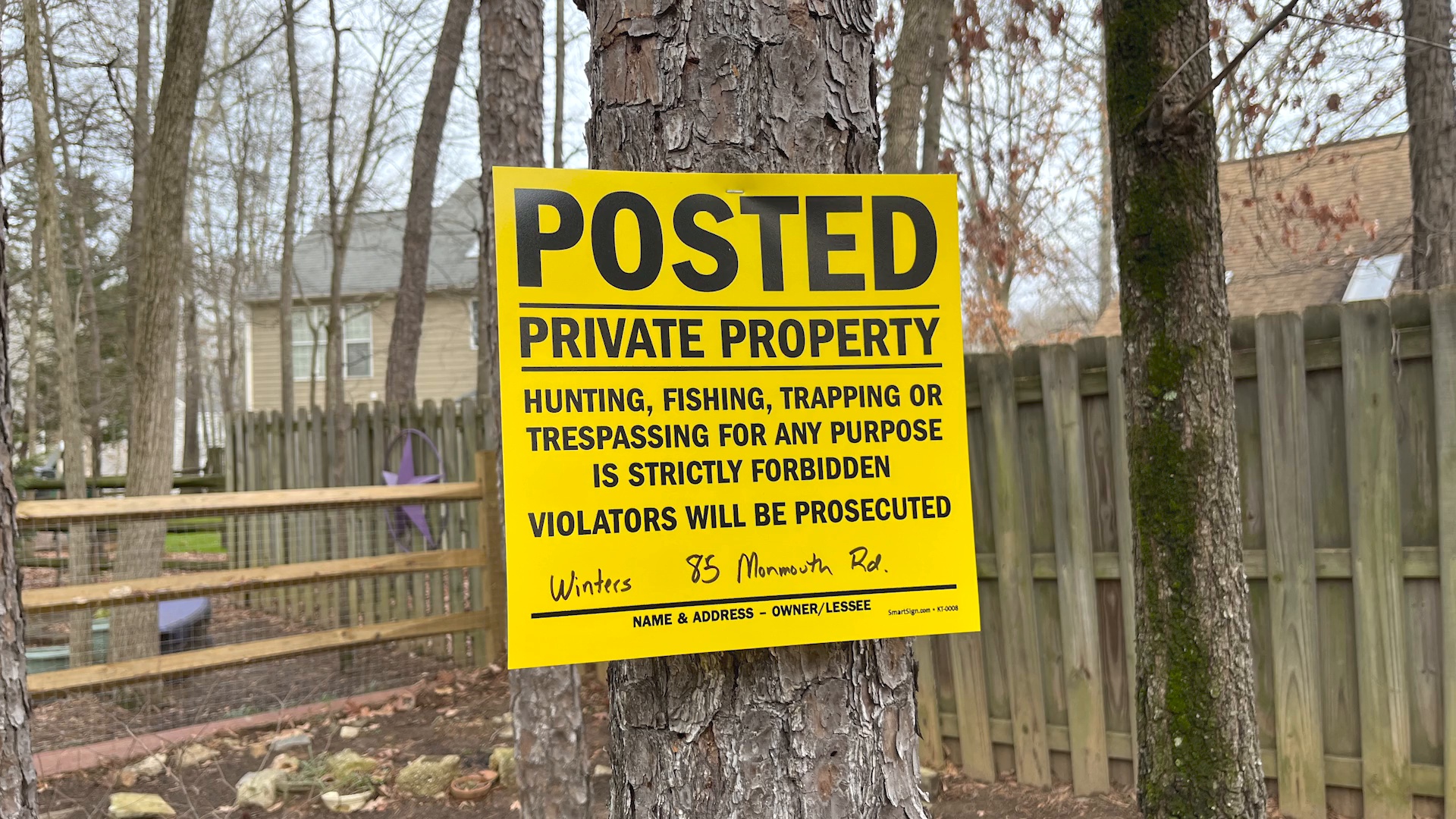 Posted Private Property 16 Mil HDPE Plastic Signs KT-0008