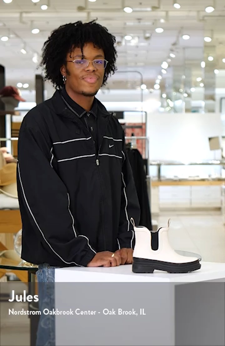 ブラック フラットミュール 36 Ilse Jacobsen Waterproof Chelsea Rain Boot (Women) | Nordstrom