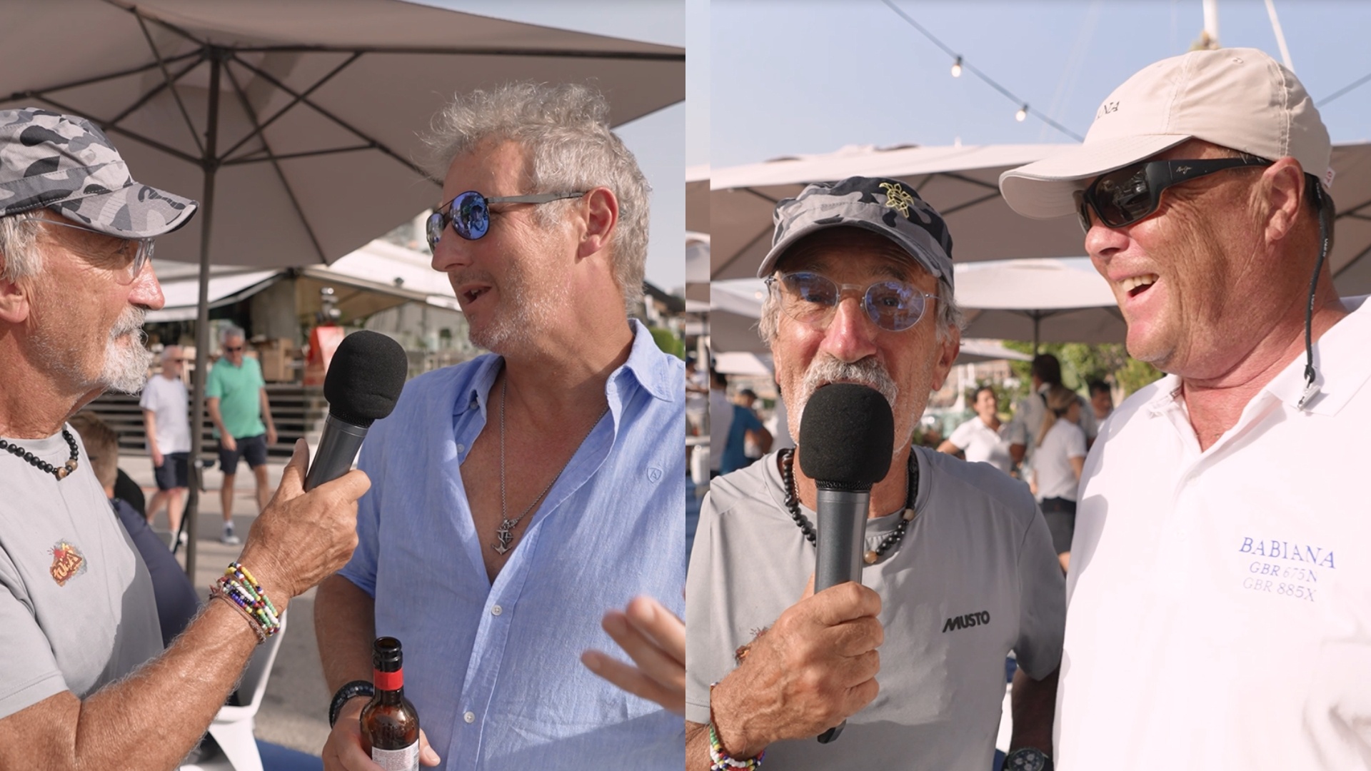 Eddie Jordan's Oyster Palma Regatta Dock Walk