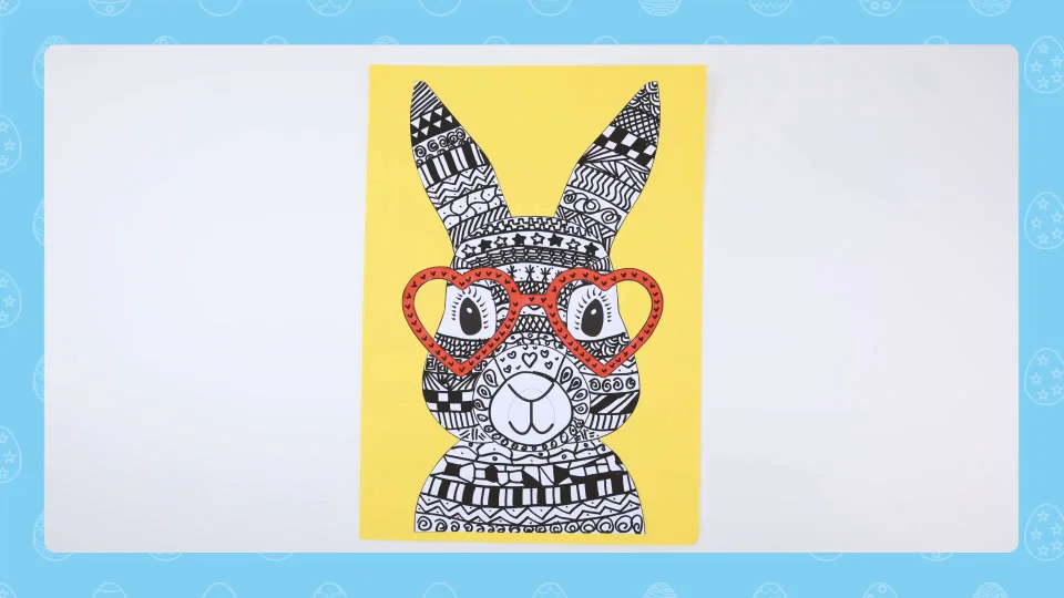 Buff Rabbit Humorous Easter Card5 X 7instant Download 