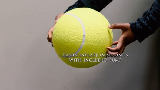 Tennis Tumble Dog Puzzle Natural Rubber Dog Tennis Ball Toy Bite
