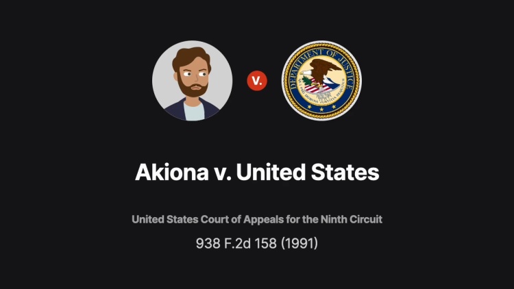 Akiona v. United States