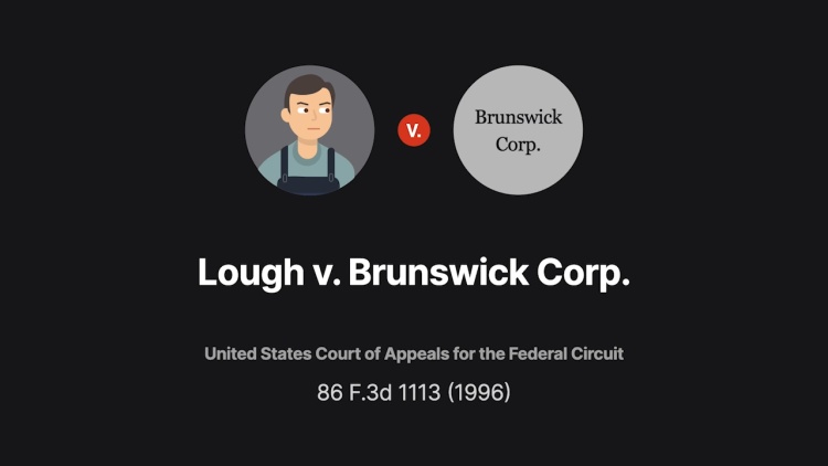 Lough v. Brunswick Corp.