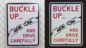 Buckle Up Signs