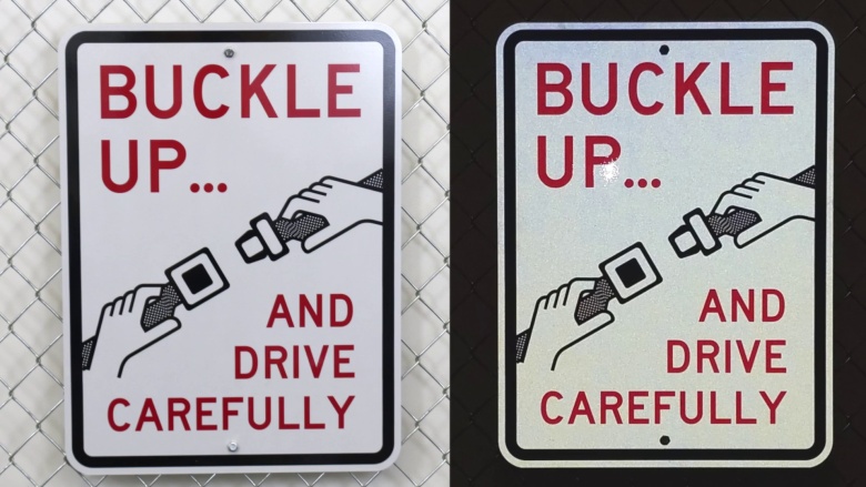 Buckle Up Signs