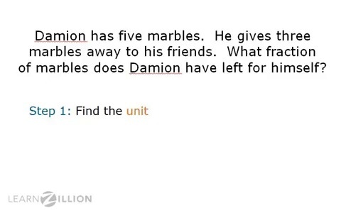 Solve Fraction Word Problems Using Key Words And Pictures Learnzillion Solve Fraction Word Problems Using Key Words And Pictures Learnzillion