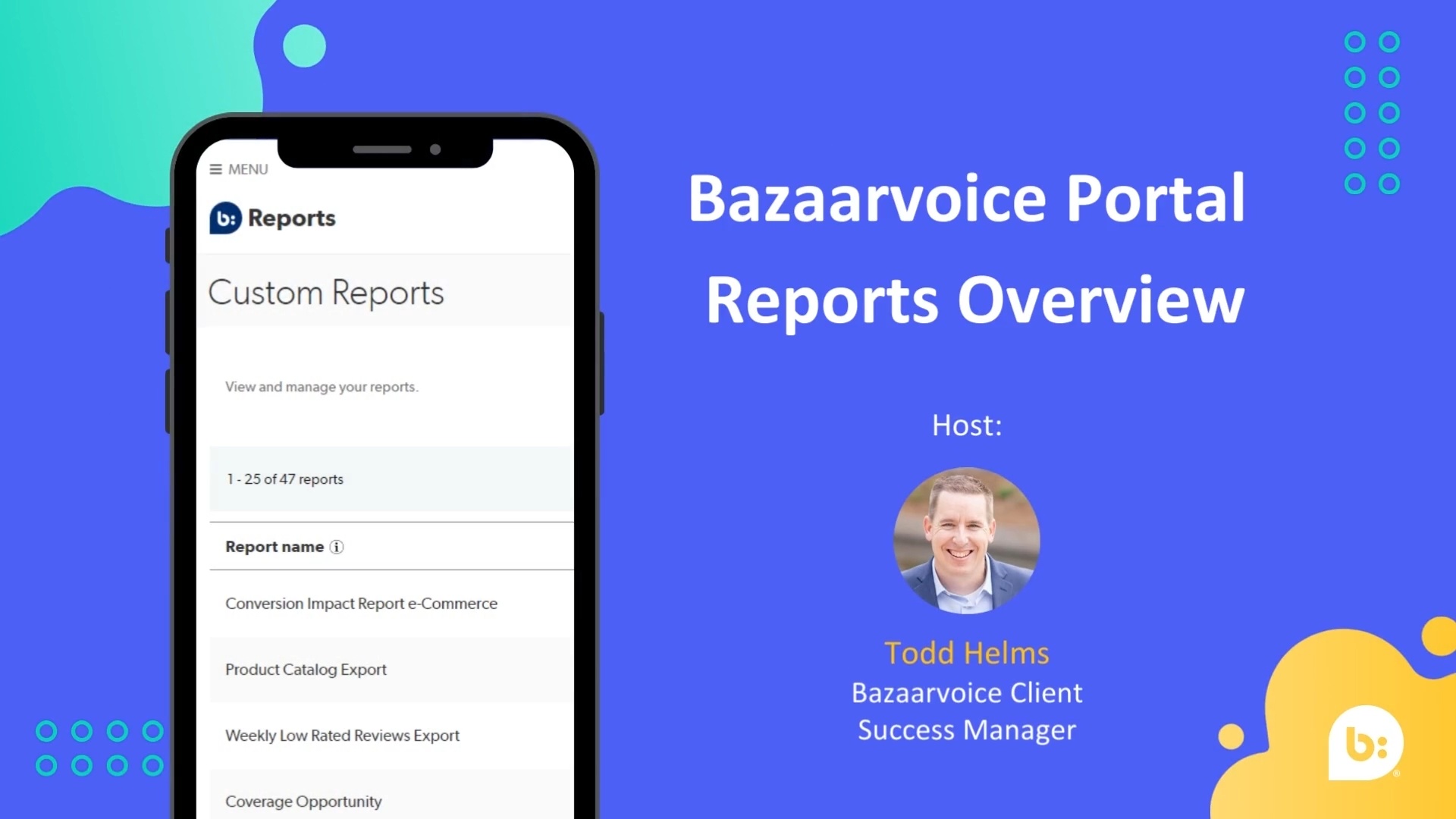 Portal Reports Overview Video