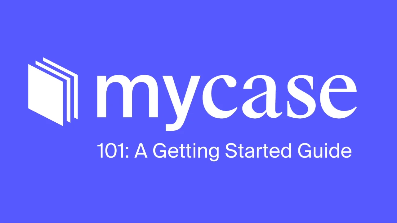 MyCase Training Center  Online Training Sessions and Videos