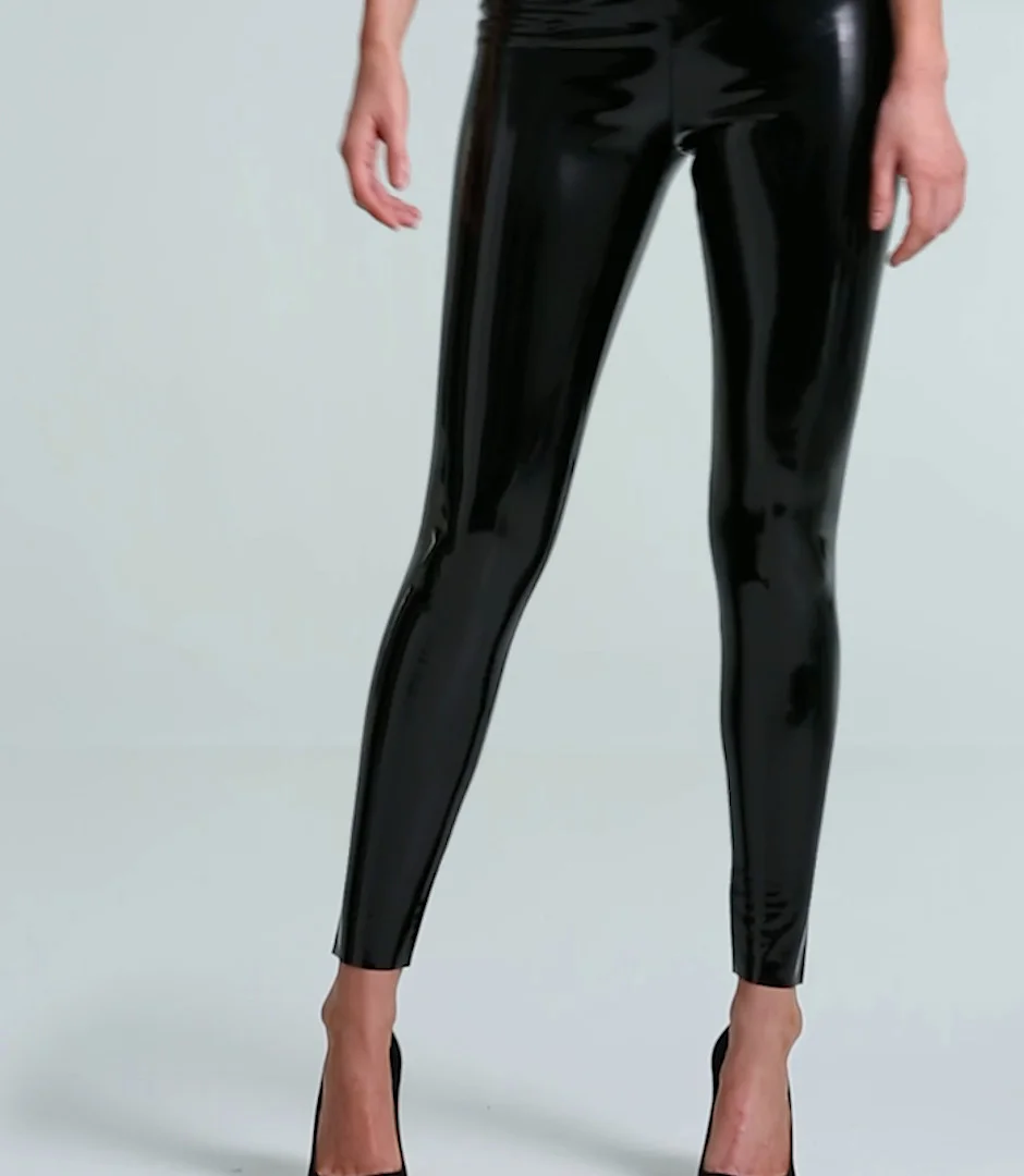 Leather Leggings With A Corset Belt – FORD LA FEMME