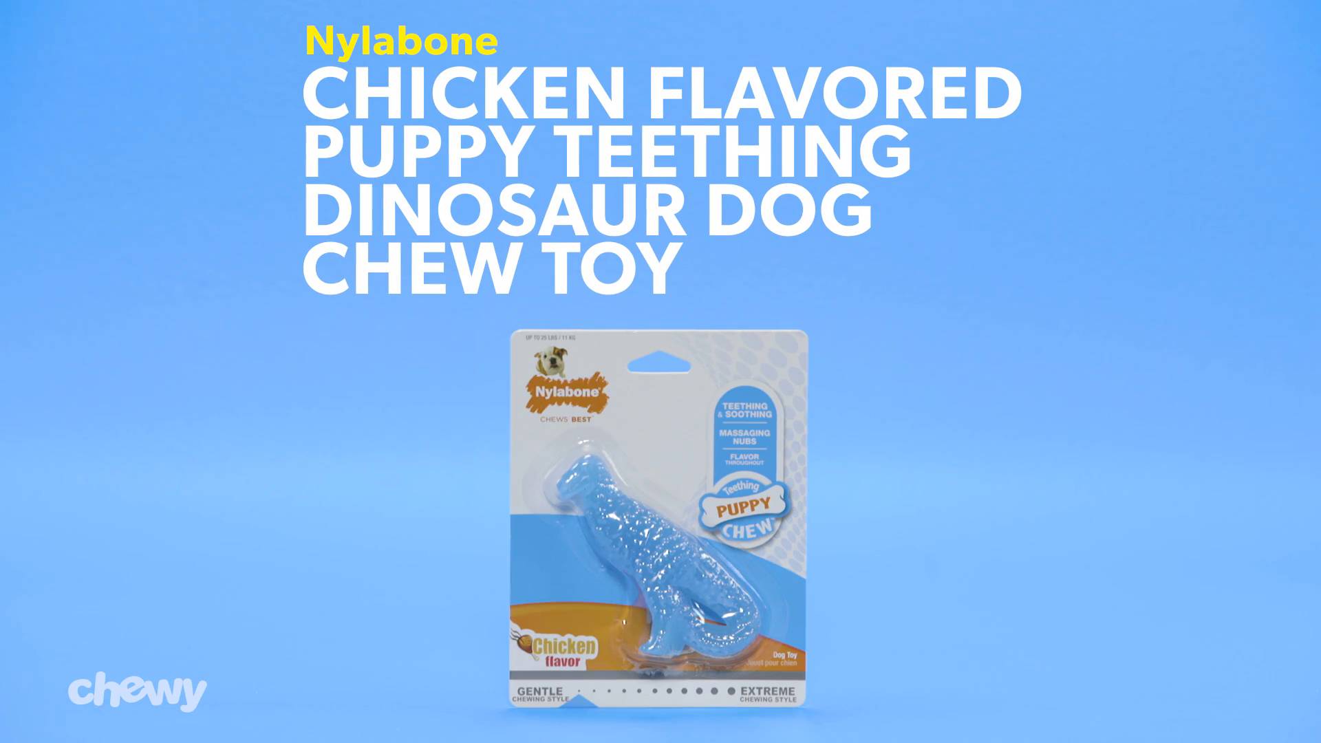 Nylabone clearance dinosaur puppy