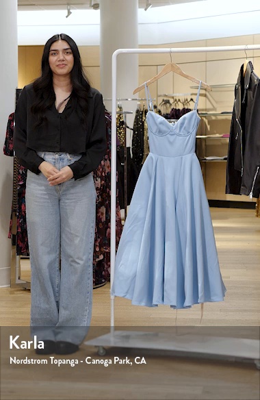 Smocked Tulle Gown