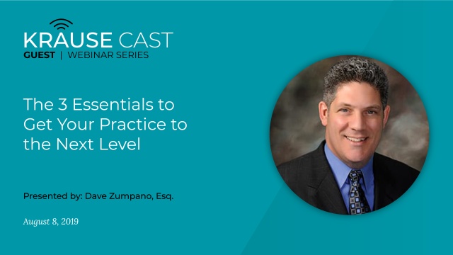 The 3 Essentials to get your Practice to the Next Level