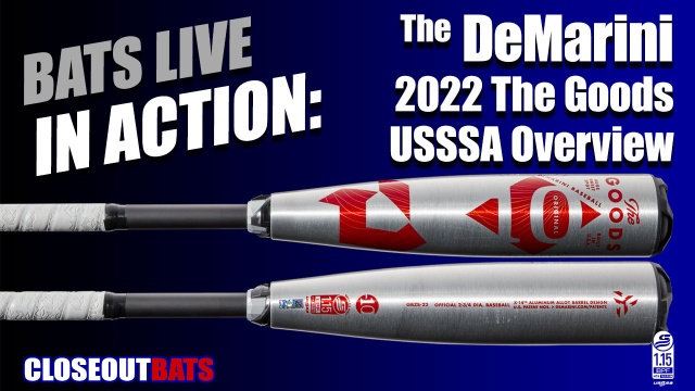 2022 DeMarini CF -10 USSSA Baseball Bat: WTDXCBZ22