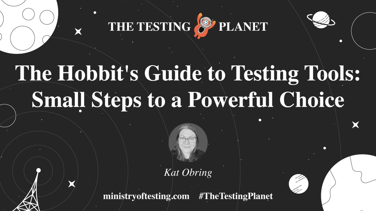 The Hobbit's Guide to Testing Tools - Small Steps to a Powerful Choice image