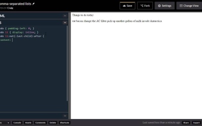 8 CSS Tricks You Never Use - Comma-Separated Lists