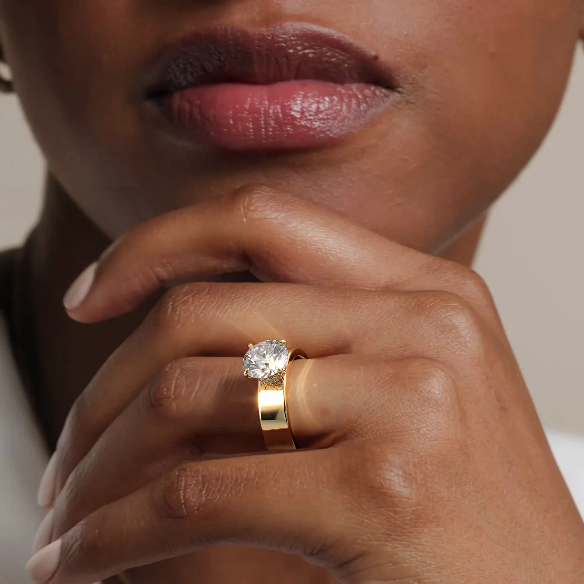 Alden Diamond Ring in 18K Yellow Gold Brilliant Earth