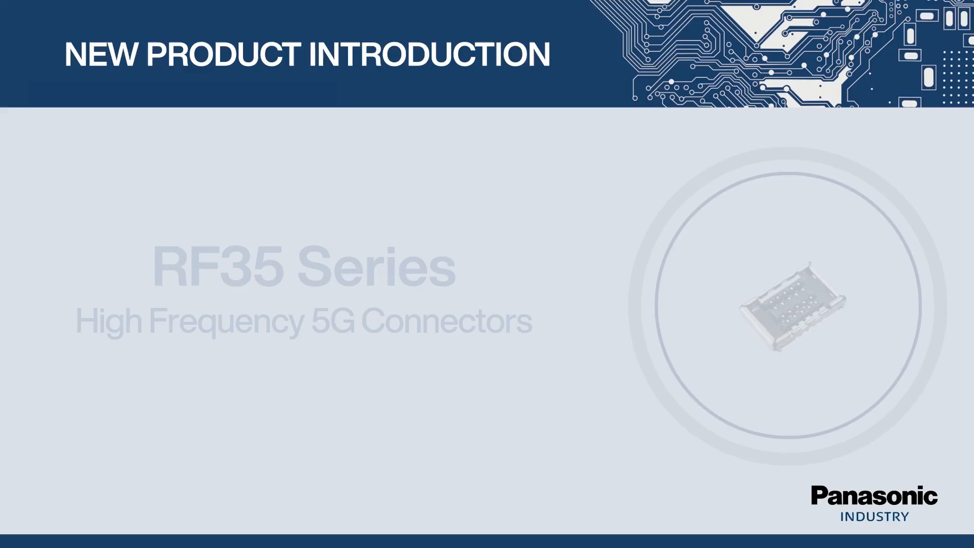 New Product Introduction: RF35 Series Connectors