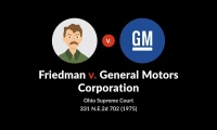 Friedman V General Motors Corp 331 N E 2d 702 Ohio 1975 Case Brief Summary Quimbee