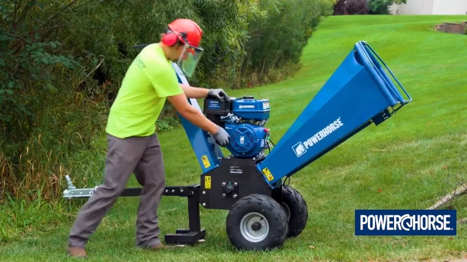 Powerhorse Wood Chipper/Shredder-420cc OHV & 5 Powerhorse Wood Chipper/Shredder-420cc OHV & 5