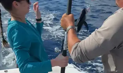 Catching not fishing