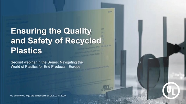 Helping to Ensure Quality and Safety of Recycled Plastics