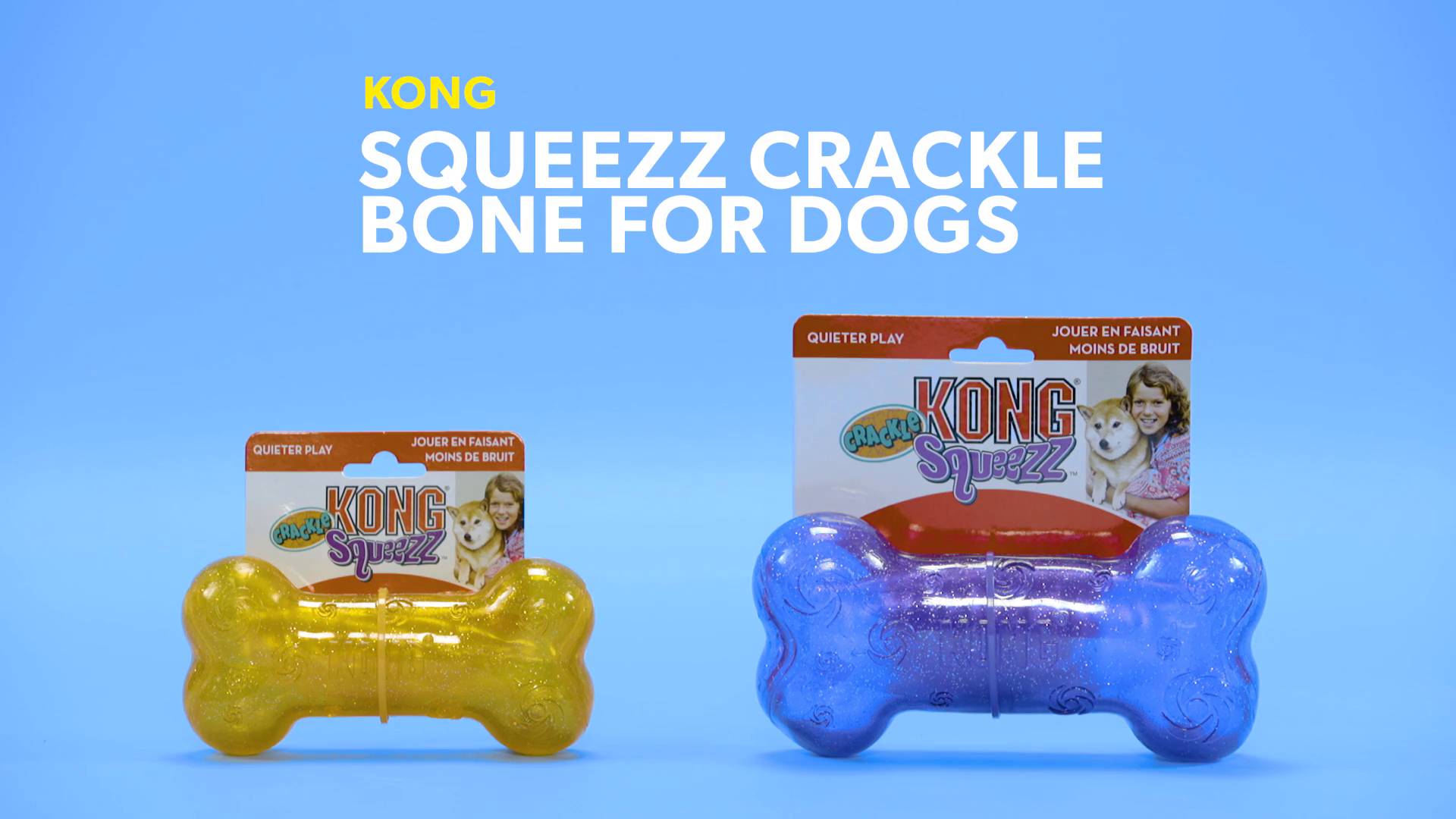 Kong squeezz crackle store bone