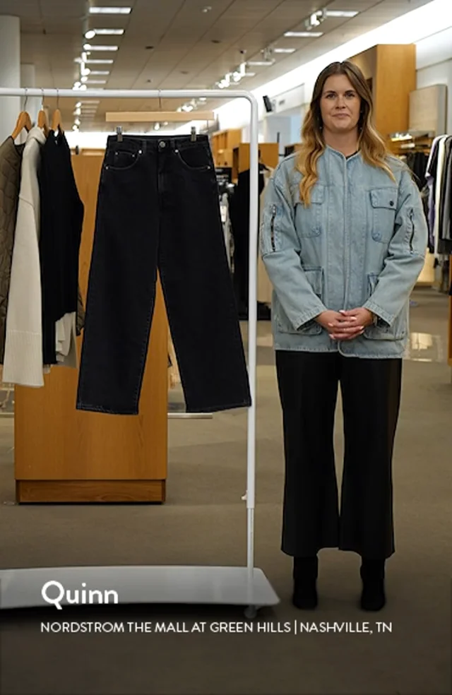 TOTEME High Waist Crop Flare Jeans | Nordstrom