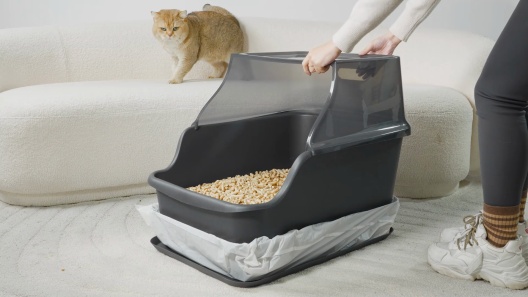 Mr. Catman Sifting Litter Box with Sifter Pan & Waste Storage Tray