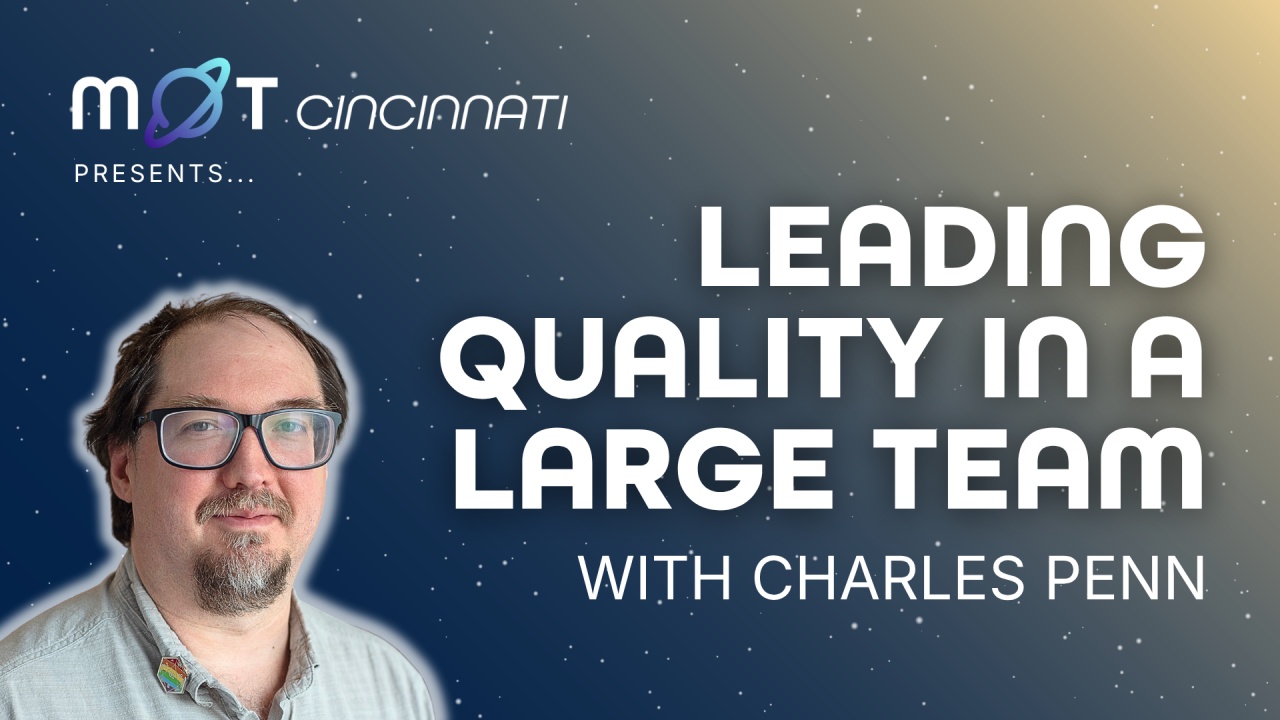 Leading quality in a large team thumbnail
