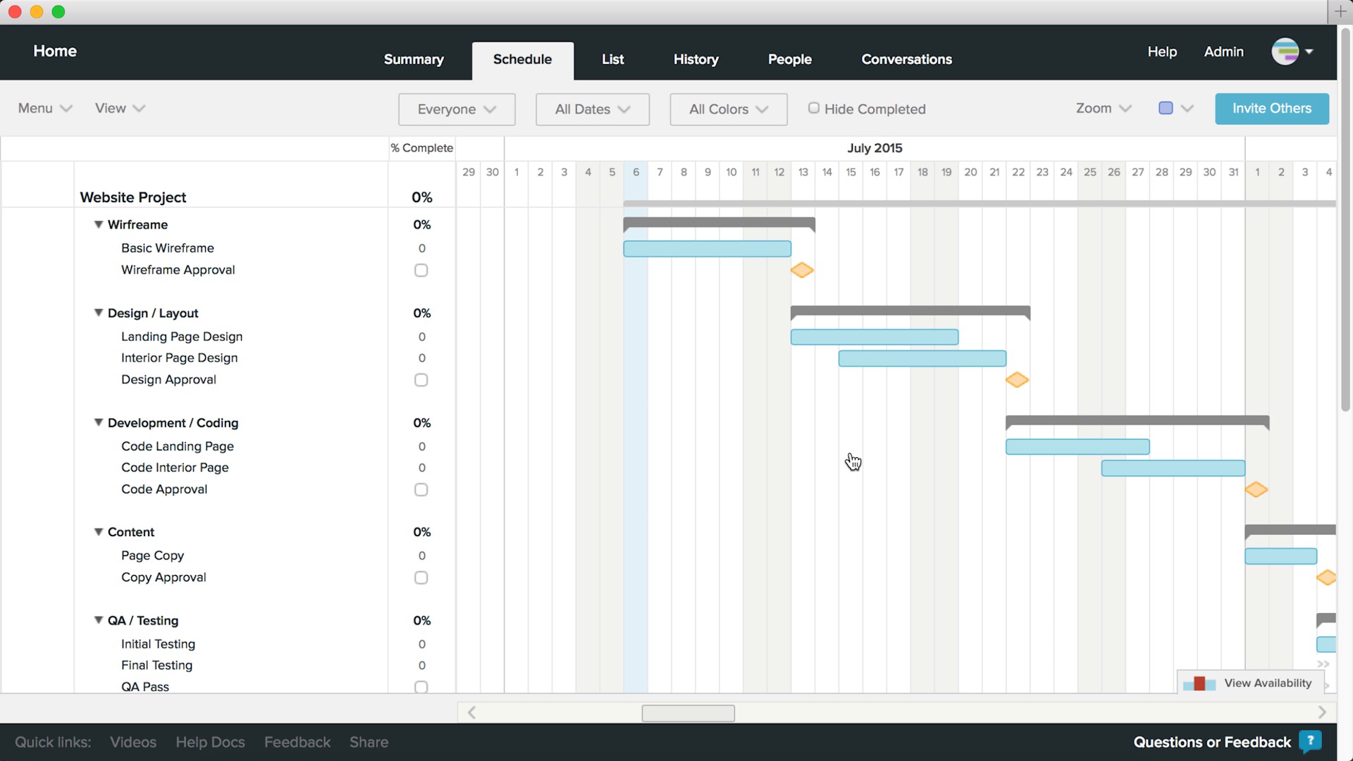 Gantt Chart Templates | TeamGantt