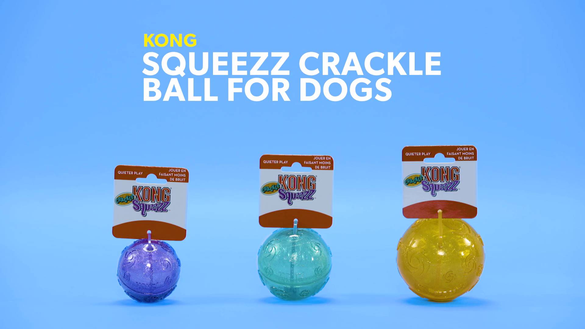 Kong squeezz crackle outlet ball