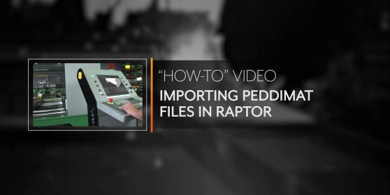 Import Peddimat in Raptor Import Peddimat in Raptor