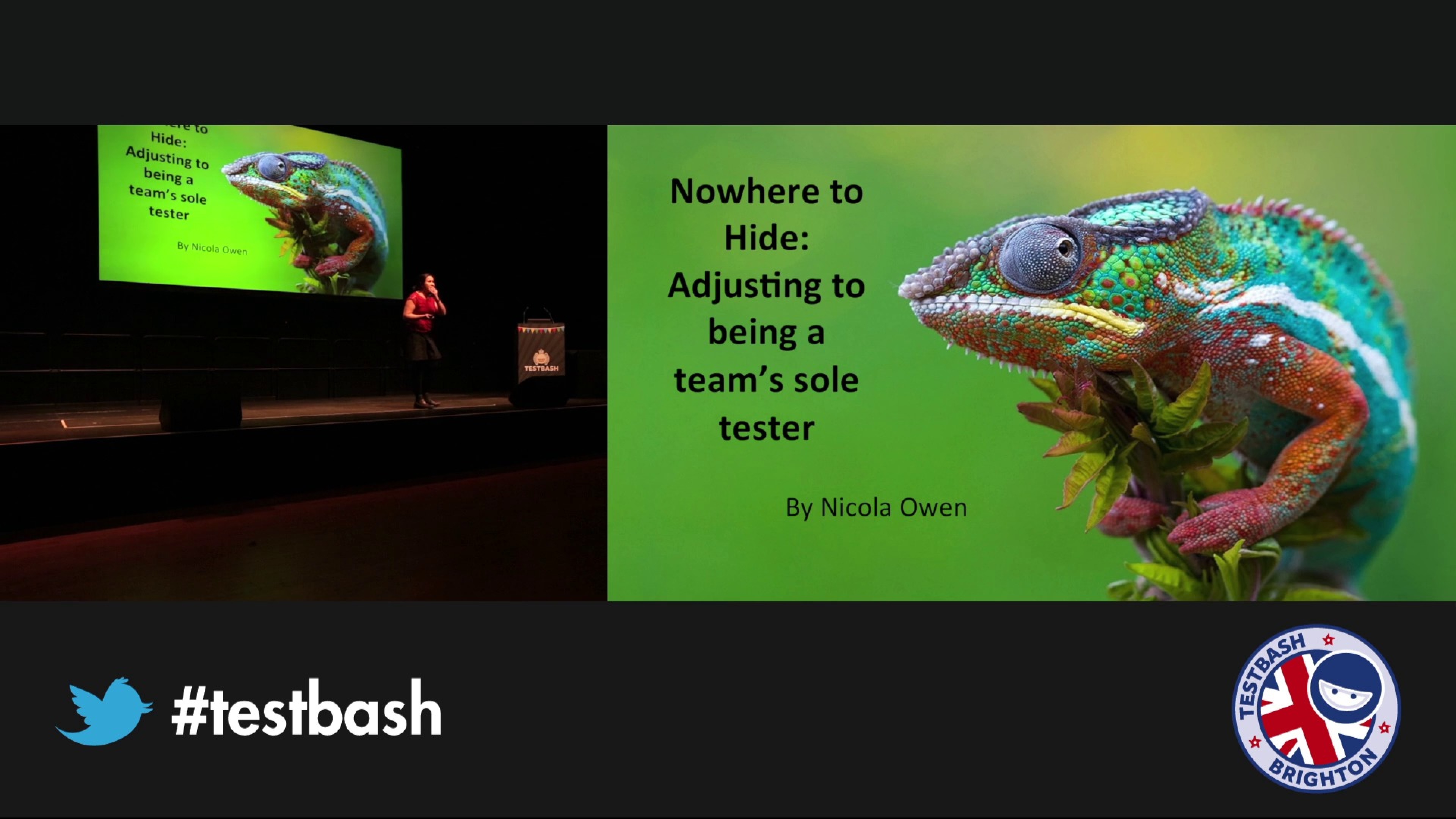 Nowhere to Hide: Adjusting to Being a Team’s Sole Tester – Nicola Owen