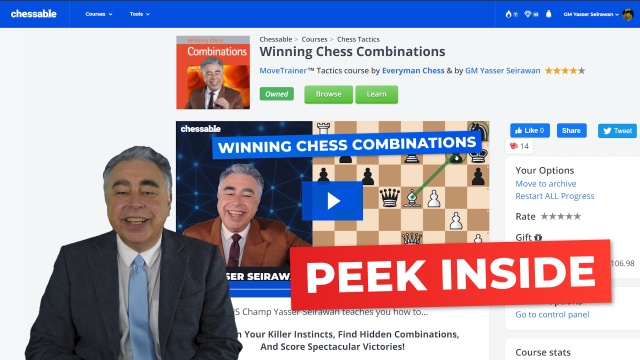 Chessable on X: #YeahBaby Winning Chess Openings is the latest  @EverymanChess classic to be converted onto Chessable! In over 17 hours of  video with the 4-time US Champion Yasser Seirawan you'll learn