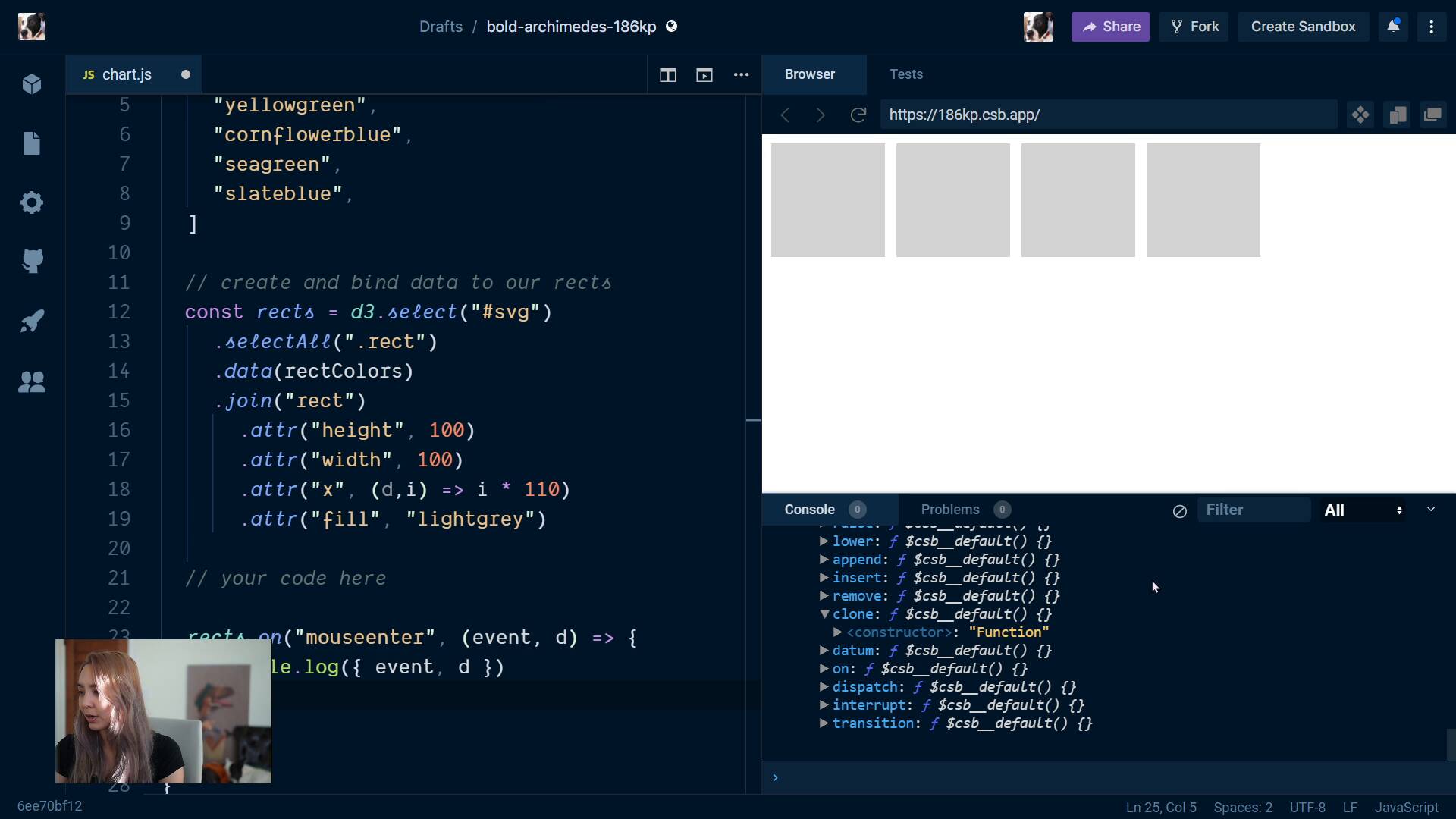 d3 events - Fullstack D3 Masterclass | newline