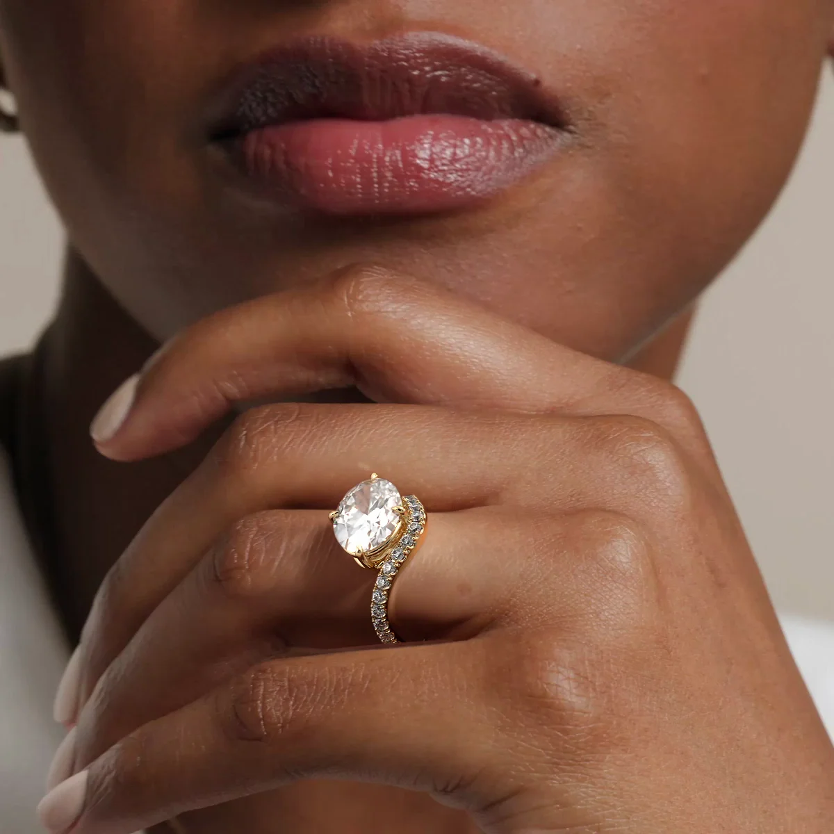 Flair Diamond Ring Jacket (1/3 ct. tw.) in 18K Yellow Gold, image size:1200x1200