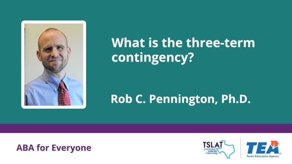 What is the three-term contingency?