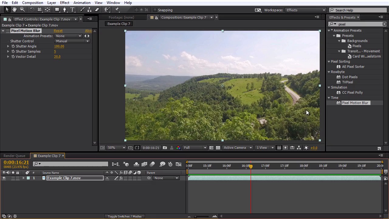 Не работает motion blur after effects