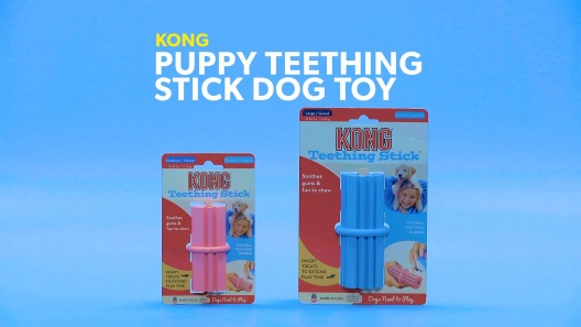 KONG Puppy Teething Stick Dog Toy, Color Varies