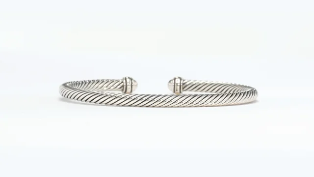 David Yurman Cable Classics Sterling Silver 18K Yellow Gold